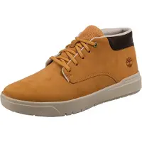 Timberland Timberlandtil mænd. TB0A5S4Z2311 Seneca Bay Brune mid-top lædersko med snørebånd (42), Fast, Blonder, Casual, Bæredygtig