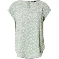 ONLY Bluse 'ONLVic' pastelgrøn / hvid
