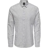 Only & Sons Skjorte 'Caiden' navy / hvid
