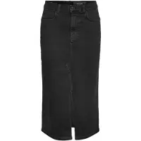 Noisy May Midi Denimnederdel