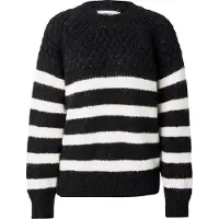 ONLY Pullover 'Billie' sort / hvid