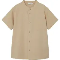 Name it Skjorte 'NKMFaher' mørkebeige