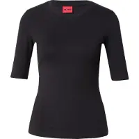 HUGO Slim fit T-shirt i bomuld, modal og stræk