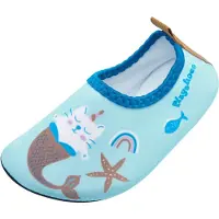 Playshoes Strand-/badesko turkis / azur / brun / hvid