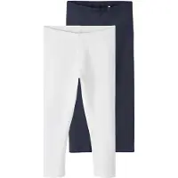 Name it Leggings 'Vivian' natblå / hvid
