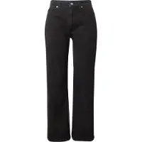 HUGO Straight fit jeans i sort denim med stræk