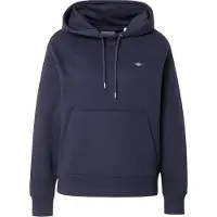Gant Ganttil kvinder. 4201413 Shield hættetrøje navy (S), Casual, Bomuld, Blå