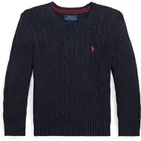 Ralph Lauren Bluse - Strik - Navy - - 7 år (122) - Bluse
