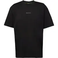 BOSS BOSStil mænd. 50519368 Sort casual t-shirt (XL), Bomuld, Korte ærmer