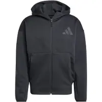 Adidas Sportssweatjakke 'Z.N.E.' mørkegrå / sort