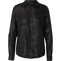Vero Moda Bluse 'VMBumpy' sort / sølv