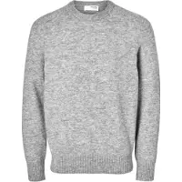 Selected Pullover 'Rai' grå-meleret