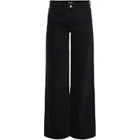 Pieces Selma Wide Leg Lavtaljede Jeans