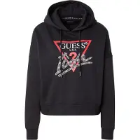 GUESS Sweatshirt grenadine / sort / sølv / hvid