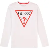 GUESS Shirts rød / sort / hvid