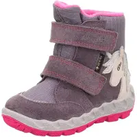 Superfit Støvler 'ICEBIRD' beige / brombær / pink