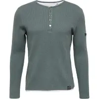 Key Largo Bluser & t-shirts 'SANDRO' mørkegrøn / hvid