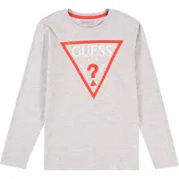 GUESS Shirts lysegrå / rød / hvid