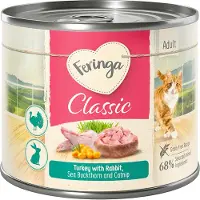 Feringa Økonomipakke: 24 x 200 g Classic Meat Menu - Kanin & Kalkun