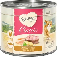 Feringa Økonomipakke: 24 x 200 g Classic Meat Menu - Ørred & Kylling