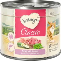 Feringa Økonomipakke: 24 x 200 g Classic Meat Menu - Laks & Kalkun