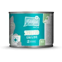 MjAMjAM VetCat Sterilized 6 x 200 g - Okse og and