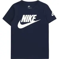 Nike T-shirt - Mørkeblå/Hvid - - 3 år (98) - T-Shirt
