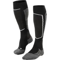 Falke - Skistrømper - SK2 Intermediate Wool M Black Mix til UnisexUld - Størrelse 39-41 - Sort
