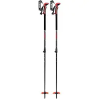 LEKI - Touring skistave - Haute Route 2 Dark Anthracite-Dark Red-Black til UnisexUld - Sort