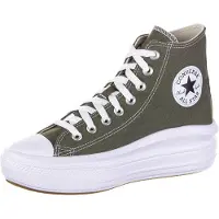 Converse Dame Chuck Taylor All Star Move Hi Træningssko Utility / Hvid / Sort