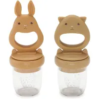 Konges Sløjd Food Feedere - 2-pak - Almond/Terracotta - - OneSize - Food Feeder