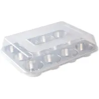 Nordic Ware Naturals 12 hulrumsmuffinspande med højkvarteret låg
