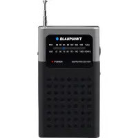 Blaupunkt PR4BK - Privat radio - 0.3 Watt - sort