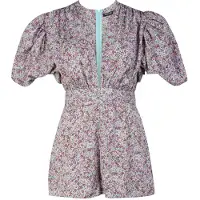Nasty Gal Petite Jumpsuit turkis / grå / lilla