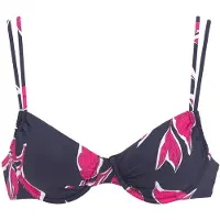 LASCANA Bikinioverdel navy / pink / hvid