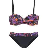 Vivance Bikini lilla / orange / rød / sort