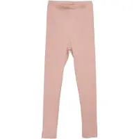 Minymo Leggings - Rib - Misty Rose - - 7 år (122) - Leggings