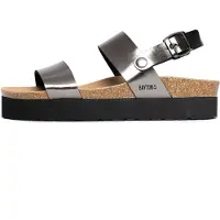 Bayton Sandaler 'Gladstone' sølvgrå / mørkegrå