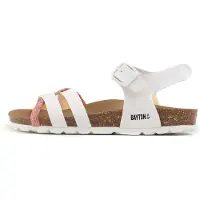 Bayton Sandaler 'Hestia' neonpink / hvid