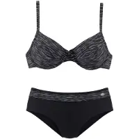 Kangaroos Bikini grå / sort