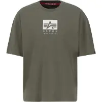 Alpha industries Satin Logo T T-shirt Med Korte ærmer
