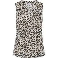 LASCANA Bluse creme / sort