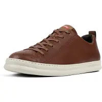 Camper Campertil mænd. K100226-140 Runner Four brune lædersko (39), Fast, 1-3 cm, Blonder, Casual, Bæredygtig