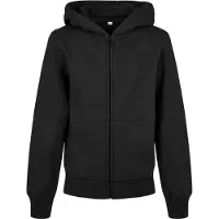 Build Your Brand Organic Basic Sweatshirt Med Lynlås