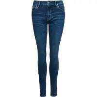 Superdry Superdrytil kvinder. W7010798A Medium taljerede jeans i økologisk bomuld, vintage blå (30/30), Casual, Denim, Økologisk bomuld, Bæredygtig