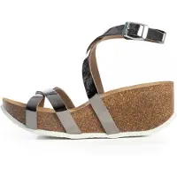 Bayton Sandaler med rem 'Asteria' sølv