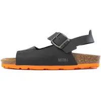 Bayton Sandaler 'Spezia' brun / mørkegrå / orange / sort