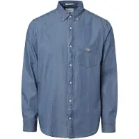 Gant Reg Indigo Bd Skjorte Med Lange ærmer
