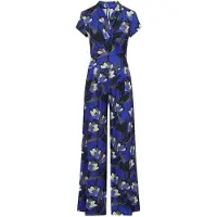 HotSquash Jumpsuit blå / sort / hvid