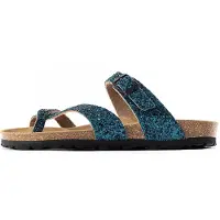 Bayton Pantoletter 'Diane' beige / mørkeblå / sort